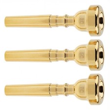 3C 5C 7C Types Gold Copper Alloy Players Trumpet Mouthpiece Easy Installation