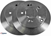 2X Bremsscheibe Ackoja A52-40011 2 Bremsscheiben Hinterachse Hinten