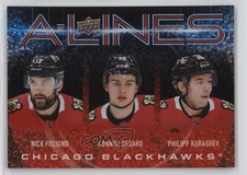 2024 Series 1 A-Lines Red 53/99 Nick Foligno Connor Bedard Philipp Kurashev 19o8