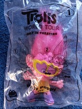 Trolls World Tour McDonald  s Happy Meal Toy 1 PARTY POPPY 2020 NEW Sealed