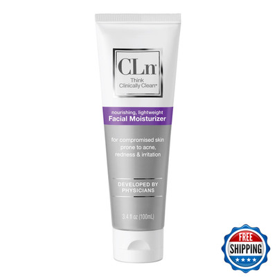 Cln Facial Moisturizer - Soothes Calms Skin Helps Reduce Appearance Of Redness