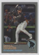 2022 Heritage High Number Chrome Silver Bordered Refractor Michael Chavis 4o1