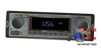SDX Audio Bluetooth Radio Receiver, MP3 Player with USB Charger, MP3/USB, Aux