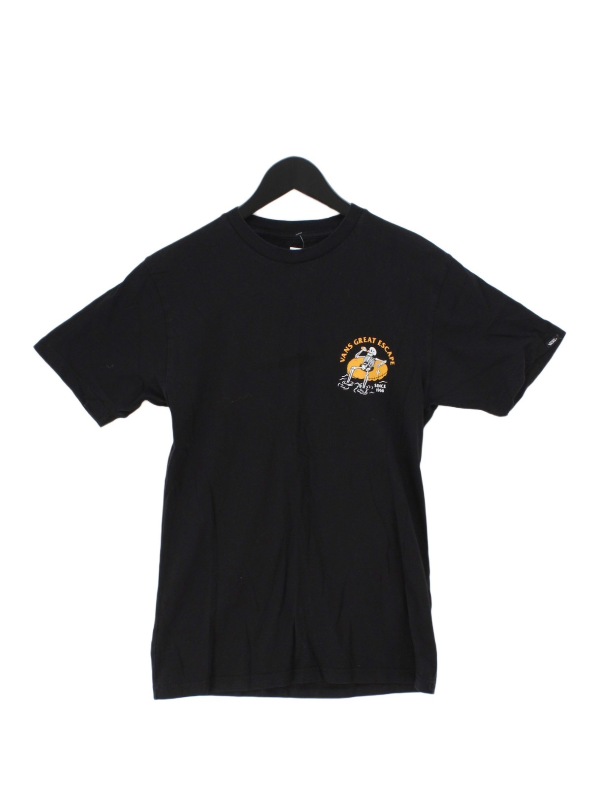 ALTRA Vans T Shirt Uomo S Nera Grafica 100% Altro Basic