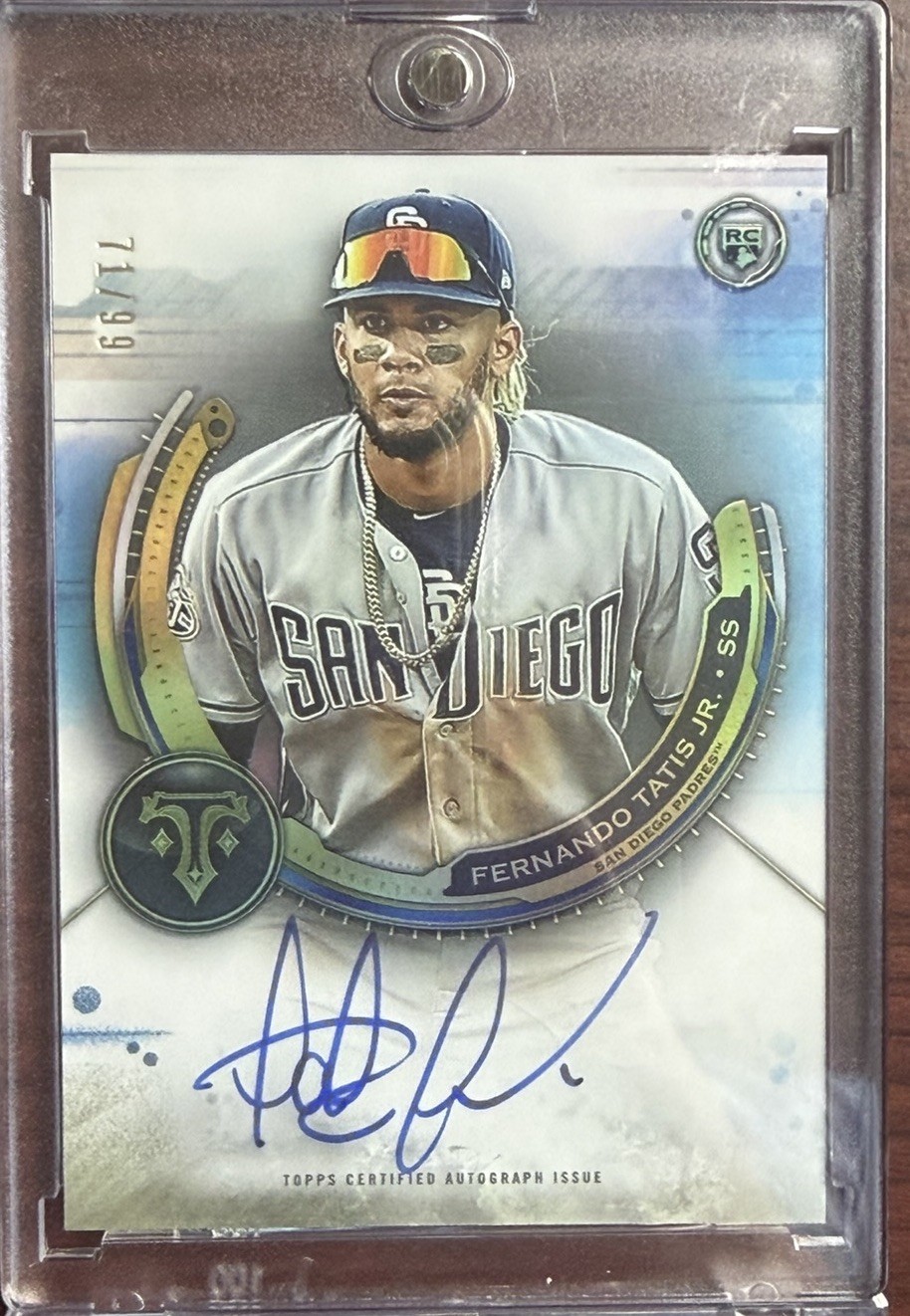 2019 Topps Triple Threads - Rookie Autographs Fernando Tatís Jr. #RAU-FT /99 RC