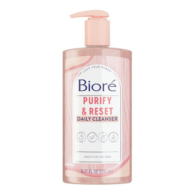 Rose Quartz + Charcoal Daily Purifying Cleanser, Oil Free Facial Cleanser Energi