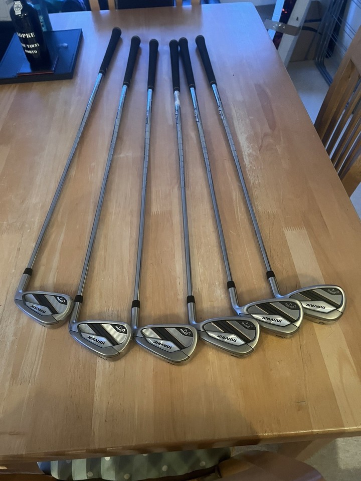 Callaway Mavrik Fers avec shaft Regular Graphite Project X Catalyst 65