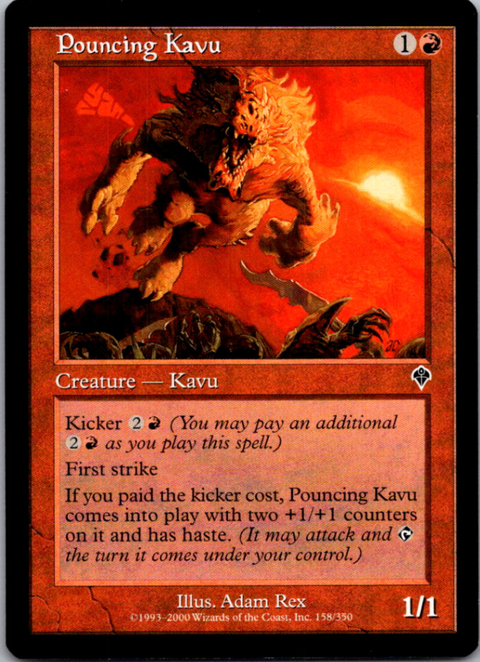 Pouncing Kavu C Invasion 158 NM