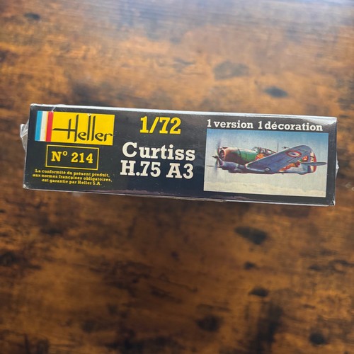 SEALED!! 1/72 HELLER WW2 Curtiss H.75 A3 fighter KIT (called P-36 in the US) - 第 2/4 張圖片