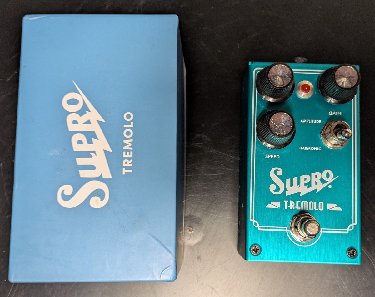 Supro Tremolo - Amplitude and Harmonic Tremolo & Drive Pedal | eBay