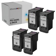 4 PG-240XL 240 XL HY Black Printer REMAN Ink Cartridge for Canon Pixma Printer