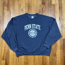 Vintage 90s Penn State Sweatshirt Mens XL Jerzees NuBlend Pullover NCAA Blue