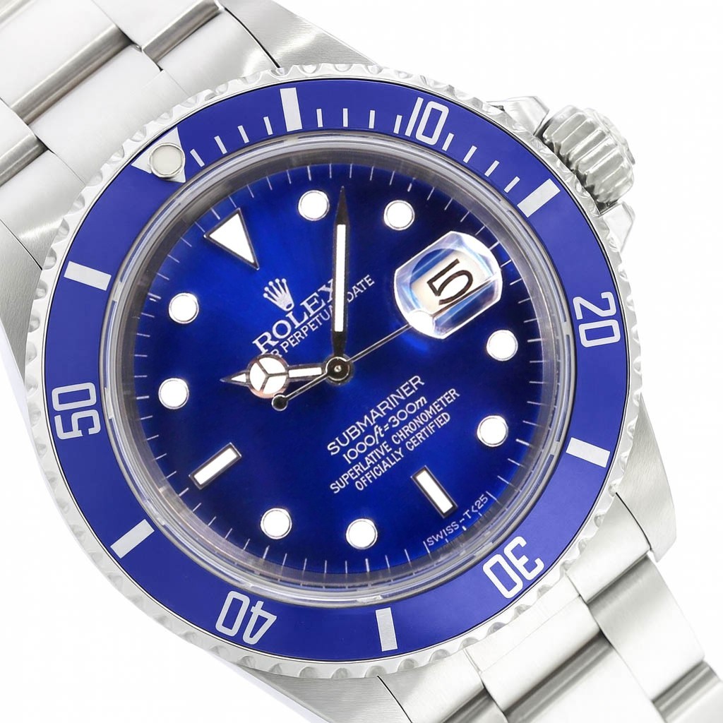 ROLEX SUBMARINER 青文字盤 掛時計 ROLEX SUBMARINER 青文字盤 掛け時計 Premium サブマリーナーブルー