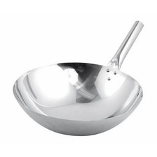 Winco WOK14N 14 ze stali nierdzewnej chiński wok
