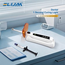 Cordless Dental LED Light Cure Lamp Metal Head 1S LED Curing Light Photopolymer