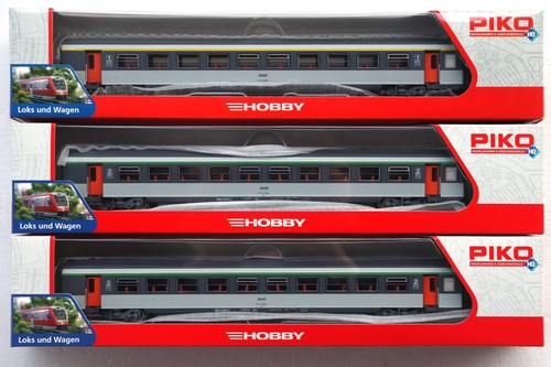 Coffret 3 voitures corail VTU SNCF livrée d'origine Piko 58617 HO | Zustand: Neuf