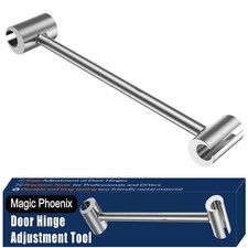 Hinges Gap Adjusting Wrench, Door Hinge Repair Tool, Upgraded Steel Double-en...
