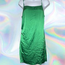 Montserrat ny Green Mini Dress Lingerie Slip, Size Medium