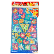 Pokemon Holographic Stickers⚡️#05 Japan Exclusive Shiny & Kawaii Sheet Daiso