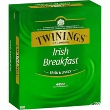 Twinings Irish Breakfast Tea Bags 100pk 200g Free Shipping World wide
