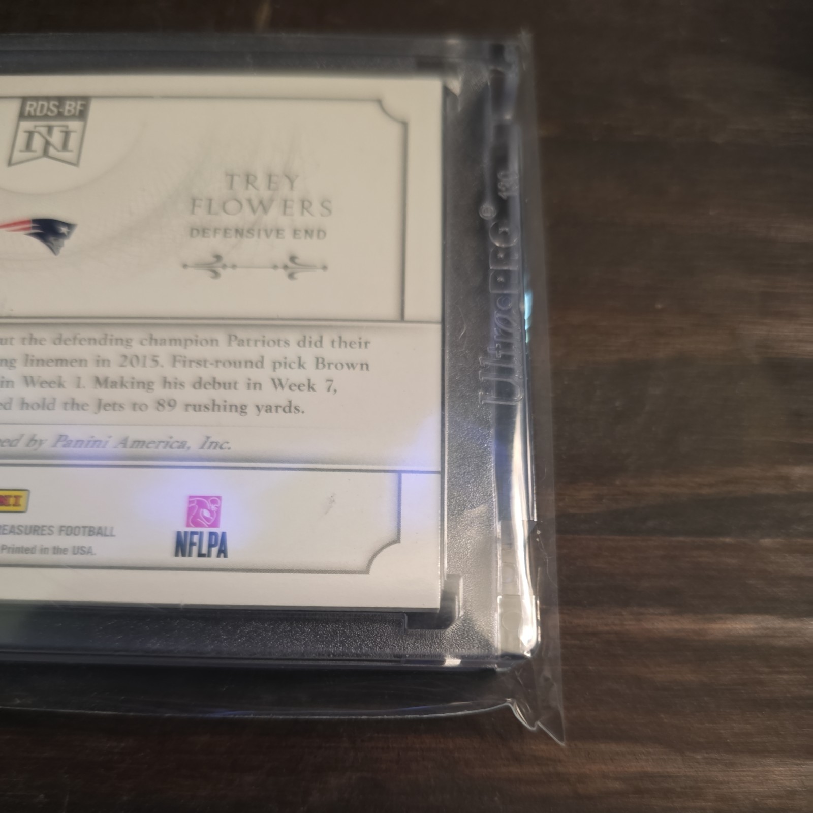 MALCOM BROWN TREY FLOWERS Signed 2015 NATIONAL TREASURES DUAL AUTO RC 05/25 view 4