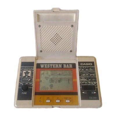 カシオ レトロゲームセット CG-300 CG-330 WESTERN BAR CASIO GAME TESTED & WORKING CG-300 Japan 1984 Hand