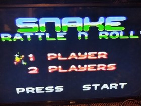 Snake Rattle n Roll Nintendo Entertainment System NES Game Cartridge Tested 