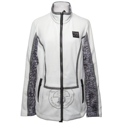 Sportalm, Fleecejacke, Damen, Größe: 42/44, Weiß/Grau #Oog