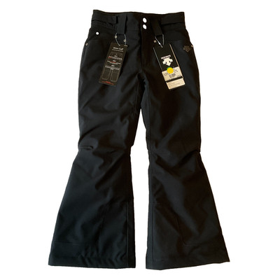 Descente Selene Jr Snow Pants Juniors Size J8 Black Pockets Adjustable