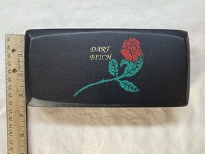 Vintage 1990’s Soft Tip Dart Case With 6 Darts, extra flights and tips.