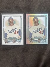 2025 Allen & Ginter Jackie Robinson Silver Portrait Rainbow Foil and base #31