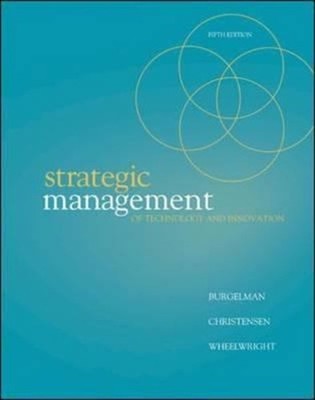 Strategic Management of Technology and Innovation Hardcover