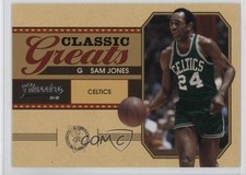 2010-11 Panini Classics Classic Greats Silver /250 Sam Jones #7 HOF n1u