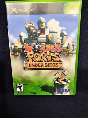 Worms Forts: Under Siege (Microsoft Xbox, 2005) - Tested & Working