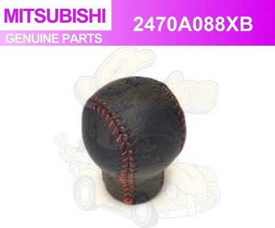 Mitsubishi Original New Evolution 10 Final Edition Schaltknauf Red Stitch Evo X