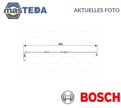 1 987 473 003 WARNKONTAKTKABEL VERSCHLEIßWARNKONTAKT HINTEN BOSCH NEU