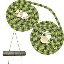 Yoga Mat Strap - 8MM Adjustable Paracord Carrier 105 inch, Green/Black Wave