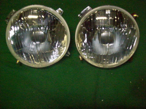 Vintage Fiat 124 Sedan Replacement Carello Headlight Set  