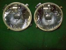 Fiat 124 Spider 1St Series Pair Of Carello New Headlights