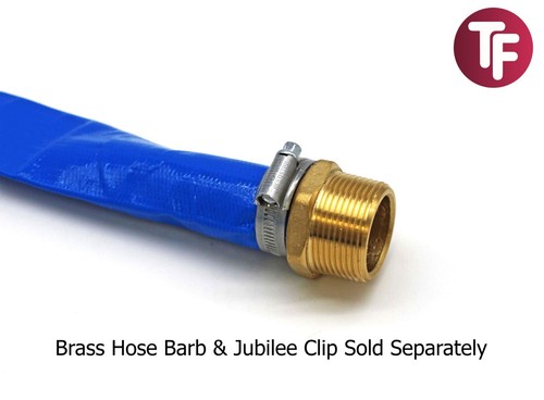 Tubo piatto PVC blu consegna scarico acqua irrigazione tubo lay piatto - Foto 11 di 18
