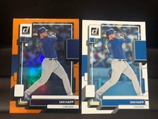 2022 Donruss Orange Foil Ian Happ # 127 & Base #127