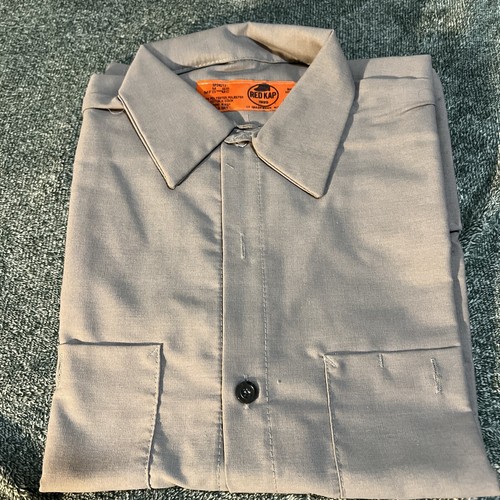 Red Kap Work Shirt Lot Men’s Industrial Uniform Short Sleeve,Dickies Pants 34x34 - Picture 4 of 12