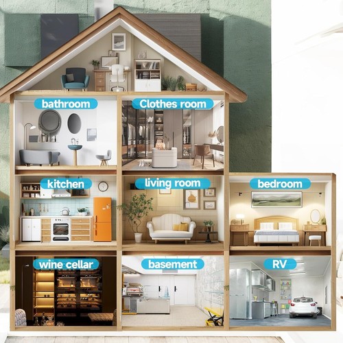 34 Pints Dehumidifiers for Home with 6.56ft Drain Hose, 2441 Sq.Ft Quite & Energ - Picture 3 of 6