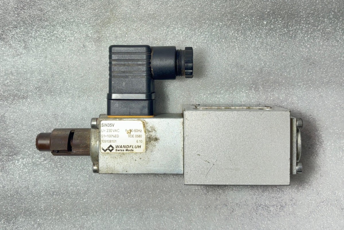 PLEIGER WANDFLUH AE4Z60a-xx-H6T13 Solenoid operated spool valve | eBay