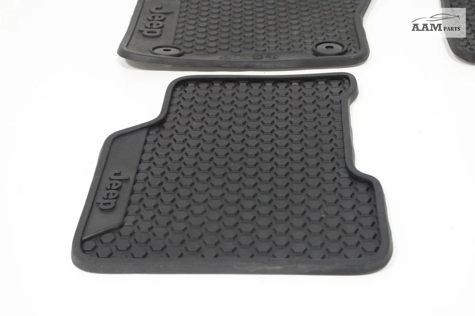Jeep Compass 2017-2021 juego alfombrilla goma delantera trasera izquierda y derecha OEM Foto 4 de 4