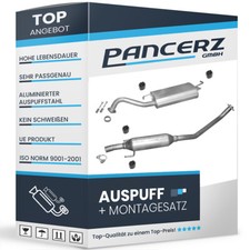 Auspuffanlage für Toyota Corolla (E12) 1.4 1.6 Stufenheck Kombi 2004-07