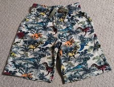 365 Kids From Garanimals Boy Sz 8 Multicolor Cotton Blend Shorts W/ Drawstring24