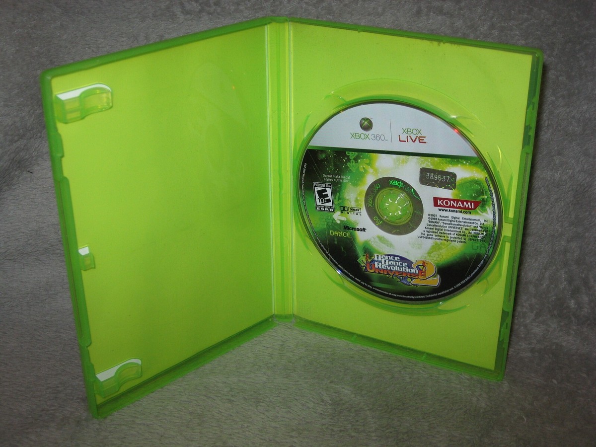Xbox 360 Video Game ~ Dance Dance Revolution DDR DDRU Universe 2
