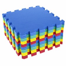 Multicolor Soft Foam EVA Interlocking Mat Thick Gym Mats Workshop Floor Tiles