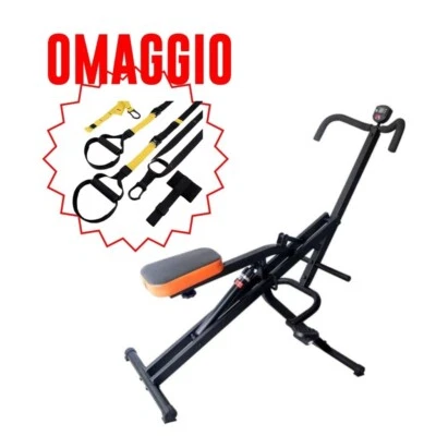FFITNESS TOTAL BODY XTREME CON PISTONE + SUSPENSION STRAP CINGHIE DI SOSPENSIONE CRUNCH